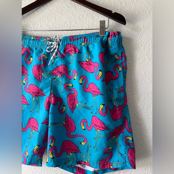 MAAMGIC 69 Slam Flamingo Swim Trunks Shorts Size M. - Picture 3 of 8